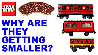 Lego Hogwarts Express Trains are getting SO small  What can I do [upl. by Ahsocin]