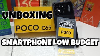 UNBOXING NEW SMARTPHONE LOW BUDGET  POCO C65 trending review [upl. by Assiran]