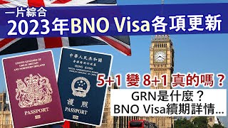 申請前必看！BNO Visa移民英國 填表2023更新項目│一開始就見GRN是什麼？真的會變81？│延長BNO Visa方法推出 可無限次續期 [upl. by Ahsit]