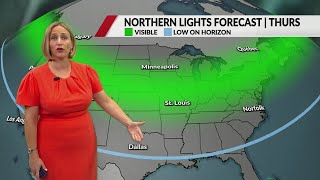 Northern Lights may be visible in the St Louis area on Thursday [upl. by Estrin]