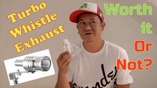 Turbo Whistle Exhaust Honest Review [upl. by Aksel968]