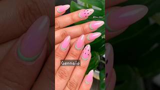 Unghie estive in base al mese pt1✨️ summer nails summervibes aesthetic viral youtube shorts [upl. by Terchie]