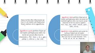 Klasa 8  Gjuhë shqipe  Klasifikimi i foljeve në zgjedhime [upl. by Zeena823]