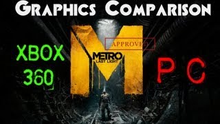 Metro Last Light Graphics Comparison Xbox 360PC [upl. by Niltag]