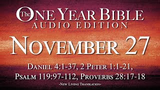 November 27  One Year Bible Audio Edition [upl. by Ahsielat161]