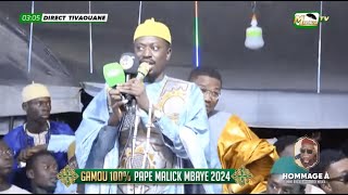 🔴 DIRECT  TIVAOUANE  GAMOU PAPE MALICK MBAYE THIAT  SAMEDI 14 SEPTEMBRE 2024 [upl. by Ydnes335]