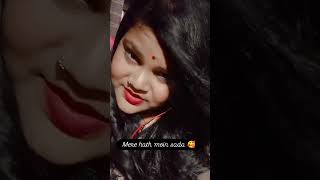 Mere hath mein sada Tera hath rahemonalike couple song viral😍😍😍 [upl. by Ahsitan]