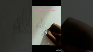 Anime drawing girl cute easy step by step 🤗 anime girl long hair drawing animegirl [upl. by Alvin]