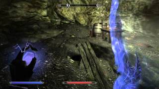 Skyrim Vampire Cave Gameplay [upl. by Alexia]