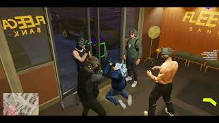 FLEECA ROBBERY  FUNNY MOMENT [upl. by Ordway]