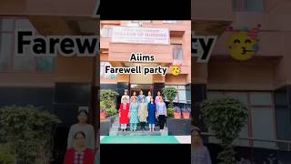 We are organising farewell party 2020 batch aiims neet trending shorts college farewell [upl. by Rubbico]