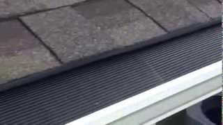 SlimGuard Gutter Protection  Stops Clogged Gutters and Downspouts  Free Sample [upl. by Castra]