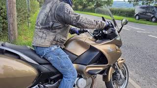 2007 HONDA NT700 VA7 DEAUVILLE TEST RIDE [upl. by Lipkin]