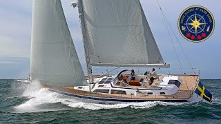 Hallberg Rassy 57 Full Tour Review Comparison and Specifications [upl. by Fortunato]