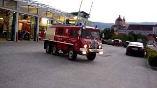 Feuerwehr Pöllau Ausrücken KLFPinzgauer 10082010 [upl. by Bravar]