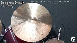 Collingwood Cymbals 21quot 1757g [upl. by Agrippina]