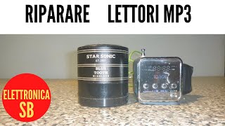 riparare lettori mp3 [upl. by Iharas]