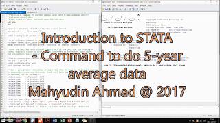 How to create 5year average data [upl. by Isolde]