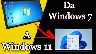 Come Passare Da windows 7 a Windows 11 ll come Installare Windows 11 Su Pc NON Supportato [upl. by Haimirej121]