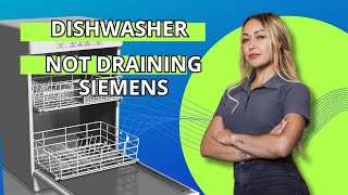 Dishwasher Not Draining Siemens [upl. by Aitekram]