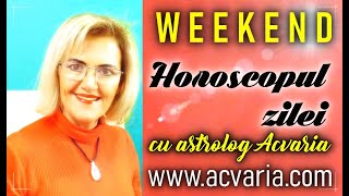 ⭐HOROSCOPUL DE WEEKEND 2930 IANUARIE 2022 cu astrolog Acvaria [upl. by Keil]