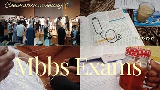 MBBS Exam Prelims Mini vlog Convocation ceremony 🎓 asasa study [upl. by Larimer]