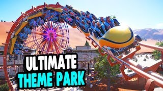 BEST BUILDING GAME EVER  Roller Coaster amp Theme Park Build  Planet Coaster Gameplay [upl. by Janot965]