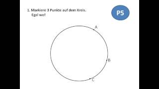 P5  Wie findet man den Mittelpunkt eines Kreises [upl. by Ideih45]