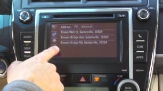 How To Use Navigation System in a Toyota [upl. by Desiri540]