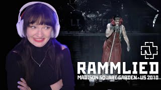 Rammstein  Rammlied Live from Madison Square Garden  First Time Reaction [upl. by Yliak]