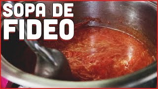 Sopa de fideo  Los Consejos de la Jefa [upl. by Galina130]