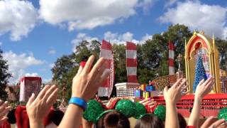 Disney parks Christmas Day parade taping Candace Glover performing quotO Holy Nightquot [upl. by Etnohc]