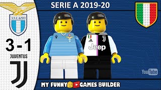 Lazio Juventus 31 • LEGO Serie A 201920 • Sintesi 07122019 • All Goal Highlights Lego Football [upl. by Ellenig890]