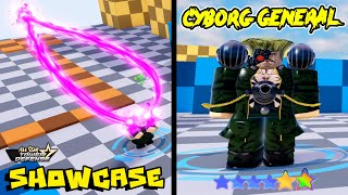 LVL 175 CYBORG GENERAL 6⭐UNIT SHOWCASE  ALL STAR TOWER DEFENSE [upl. by Aseret366]