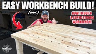 EASY workbenchassembly table build  Part 1 [upl. by Ravaj736]