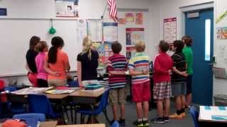 Pledge of Allegiance 6th grade [upl. by Neleh]