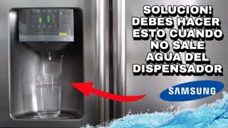 NO SALE AGUA  REFRIGERADOR SAMSUNG RS26DDAPN RS26DDARS [upl. by Annorah790]