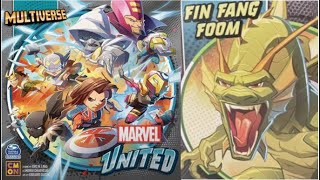 Marvel United Multiverse Play Through  Fin Fang Foom [upl. by Airdnas]