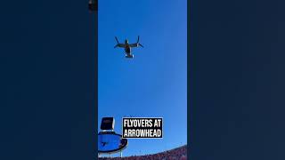 One of the best parts about attending a Chiefs game at Arrowhead is witnessing the flyover [upl. by Reerg]