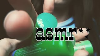 asmr🎧 showing all my lip glosses in green packaging🌿💚🧶mouth sounds 🫢 [upl. by Benn384]