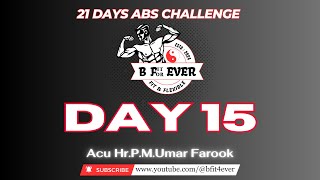 DAY 15 OF 21 DAYS ABS CHALLENGE HIIT befitforever pilates TABATA bfit4ever abschallenge [upl. by Aihsekal335]