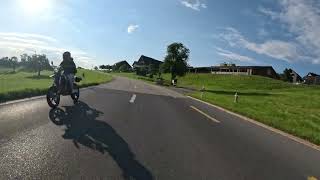 GoPro11 an Kymco DTX  240624 SunsetRide [upl. by Naujet638]