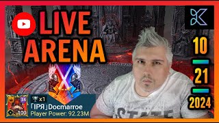 Raid Shadow Legends  Live Arena  TOP 1  IPR DocMarroe  Kick off the week [upl. by Mcloughlin]