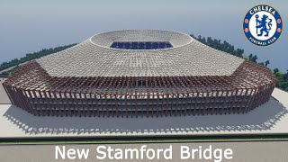 Minecraft  MEGABUILD  New Stamford Bridge Chelsea FC Official  DOWNLOAD [upl. by Tj]