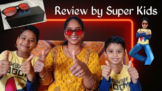 Blublox Blocking glasses Review by Super kids [upl. by Sineray]