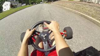 First Test Drive with Torque Converter  Go Kart Build Part 4 [upl. by Kellia486]