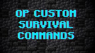 OP Commands for Survival and Trolling Commands Too [upl. by Alrak]