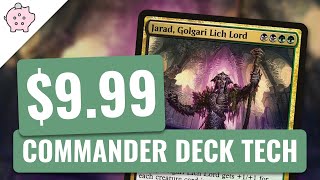 Jarad Golgari Lich Lord  EDH Budget Deck Tech 999  Sacrifice  Magic the Gathering  Commander [upl. by Adnorehs]