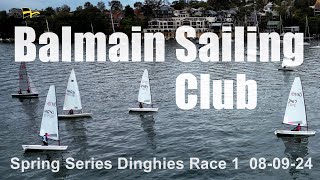 BSC Dinghy Spring Series Start 2024 080924 [upl. by Ahsiekit]