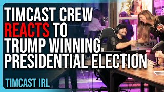 Timcast Crew REACTS To Trump WINNING Presidential Election In HISTORIC MOMENT [upl. by Robaina380]